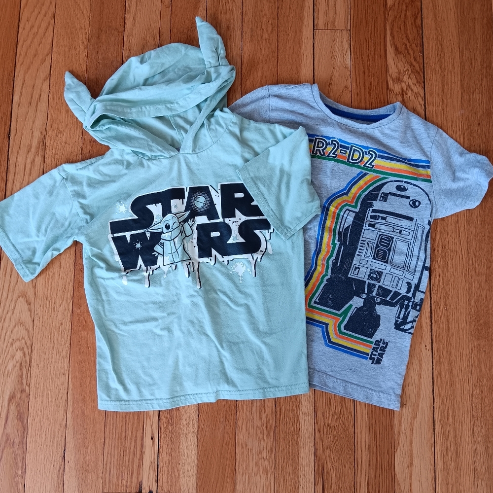 Star Wars Kids T-Shirts - Green and Gray